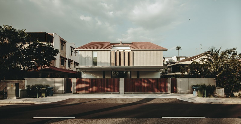 Completed house at Frankel by Huei Siang for his friend's father