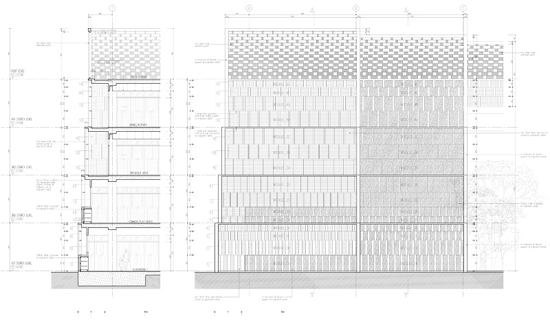 The Rainbow Centre extension drawing