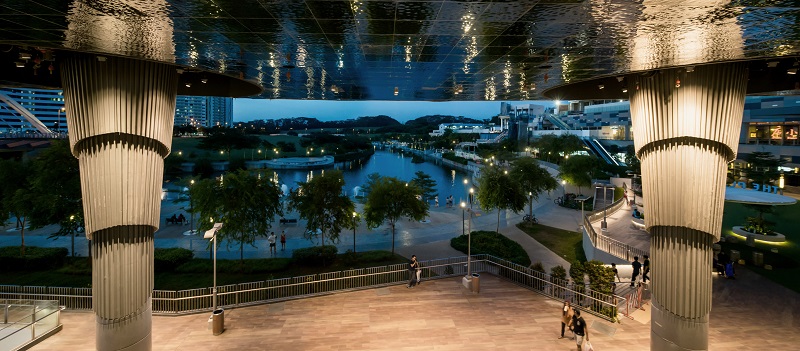 Waterway Point shopping mall at Punggol